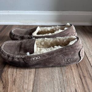 UGG Brown Suede Moccasins